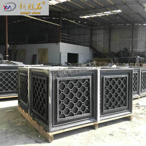 New Magic Stone Grc Concrete <b>Planter</b> <b>Box</b> Custom Size White Floor Standing Outdoor Planting Container - Product Image 2