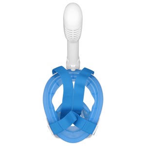 Diving Mask With All Dry Snorkel Adult High Definition Face Shield Ergonomic Design Blue White Pink Green - Product Image 1