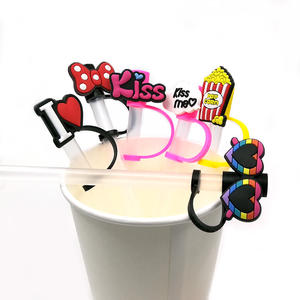 حلوة شكل قلب حروف سيليكون قابلة لإعادة الاستخدام مع أغطية غبار جميلة أغطية مخصصة بالجملة عينة مجانية - Product Image 3