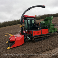 Machine à ensilage et à briquettes autopropulsée 4ZQL-30 avec moteur diesel pour la transformation des aliments pour bovins