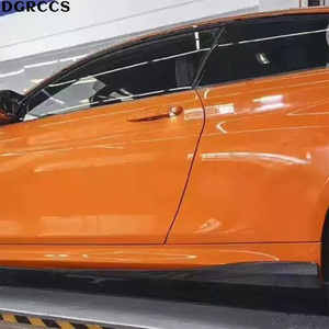 สเกิร์ตข้างคาร์บอนไฟเบอร์แท้แบบขัดเงา รุ่น R Style สำหรับ M3 M4 F80 F82 ปี 2014-2018 พร้อมปีกข้าง ติดตั้งง่าย - Product Image 5