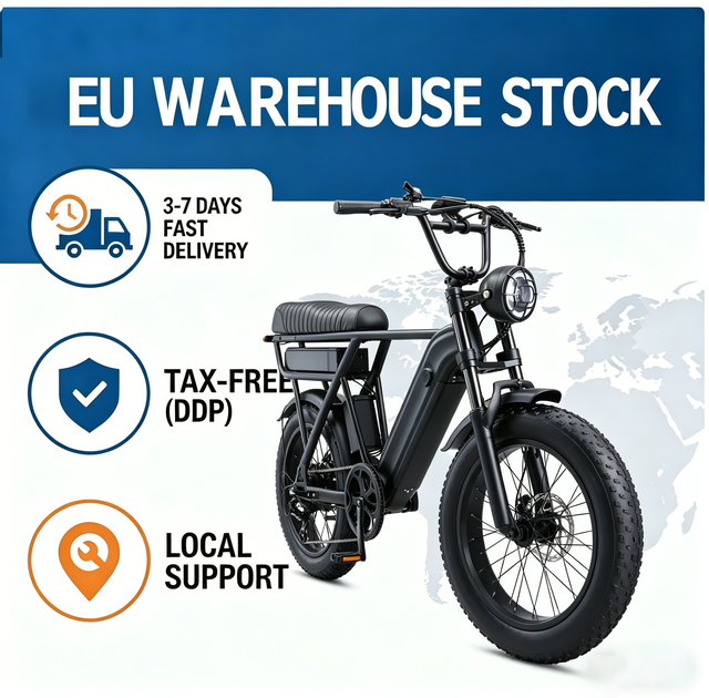 EU Stock Wholesale Y20 Pro Fat Tire Hybrid Bicycle 48V 15AH and 20AH Rear Hub Motor 20 Inches Electric Bike for Adult Duty Free
