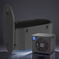 Vente en gros de refroidisseur de bain de glace extérieur 0,5 hp 1hp 1hp de 1000l de refroidisseur d'eau froide de piscine bain de glace avec pompe et filtre