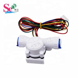 Оригинальный производитель OEM поддержка 3/8 PE быстрое подключение 0,3-10 л/мин Датчик потока воды в холле с датчиком температуры <span class=keywords><strong>TDS</strong></span> - Product Image 1