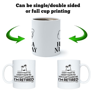 Tùy chỉnh thiết kế 11oz trống thăng hoa tráng Cốc gốm trắng đồng bằng cốc cà phê cho thăng hoa in ấn - Product Image 4