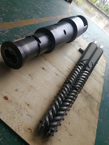 Extrusora cónica de doble tornillo, <span class=keywords><strong>barril</strong></span> para pvc pp wpc - Product Image 6