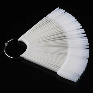 Suministros para uñas: Exhibidor de esmaltes de uñas, tarjeta de colores, puntas de uñas postizas de media cobertura, puntas de uñas postizas Coffin XXL, muestrarios de colores, diseño de dedo para exhibición - Product Image 4