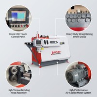 Machine de cintrage automatique de barres d'armature CNC homologuée CE, fournie directement par l'usine, pour le travail des barres d'armature dans la construction