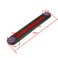 Layar Led ultra-tipis Led berpengendali jarak jauh Input 7*40 layar Bar mobil cangkir pengisap dipasang di Bar putih tunggal pabrik layar