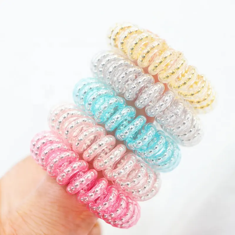 New 2022 telephone cord hair ties accessories women for long hair