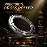 Roulement à rouleaux croisés XU080430, alésage 380 mm, diamètre extérieur 480 mm, étanchéité en caoutchouc de précision P5/P4/P2 pour équipement industriel