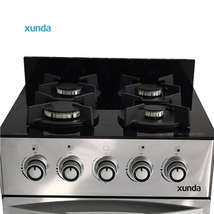 Xunda เตาแก๊สตั้งโต๊ะ4หัว20นิ้ว, เตาแก๊สพร้อมเตาอบความจุขนาดใหญ่ทำจากสเตนเลส - Product Image 4