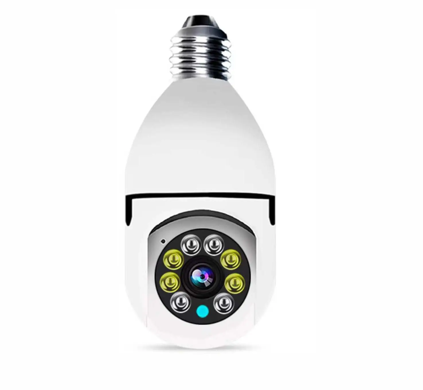 Wireless Light Bulb Surveillance Camera 360-Degree Mobile Phone Remote Night Vision Full-Color Network HD Home Monitor