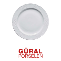 Assiette plate Flora 27 cm Gural -12-Flo27Du00