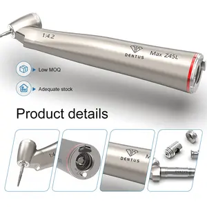 1:4.2 Z45L Cheap 45 Degree Angle Increasing Dental Contra Angle Handpiece E-Type Connector Low Speed Handpiece With Optical