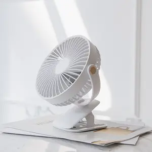 Personalizado casa durável 5v acampamento usb portátil desktop cinco lâmina clipe ventilador