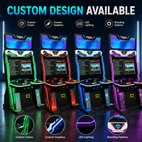 Machine d'arcade commerciale verticale de jeu de combat à monnayeur pour 2 joueurs