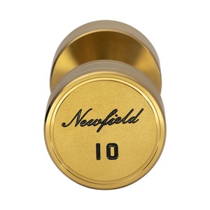 Haltères ronds de qualité supérieure, plaqués or titane, surface sablée, plusieurs options de poids, durables pour le corps, les bras, la salle de sport <span class=keywords><strong>à</strong></span> domicile - Product Image 4