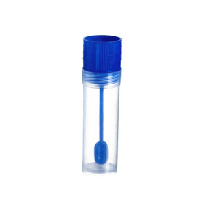 Kangxin Disposable Urine Collection Cup 20ml With Spoon Screw Cap Medical Grade Lab Bottle - Product Image 1