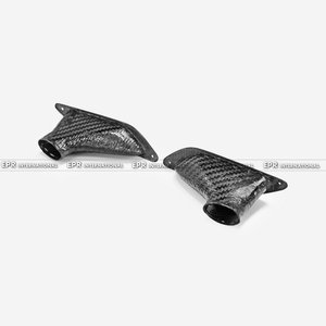 Par de conductos de aire de refrigeración de frenos de carbono seco Premium GT4 para BMW F80 M3 F82 M4, pieza de disipación de calor para frenos de pista en el parachoques delantero. - Product Image 3