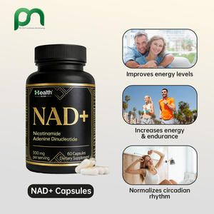 Capsules de poivre noir NAD+ 6 en 1, compléments antioxydants, NR + Resveratrol + TMG + CoQ10, 60 capsules, soutient la peau - Product Image 3