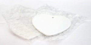 <strong>Wholesale</strong> 3 Inch A++ Double Sided <strong>Ceramic</strong> Round Christmas <strong>Ornament</strong> Sublimation <strong>Blank</strong> - Product Image 5