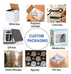 Ventes en gros de tasses en céramique personnalisées avec logo imprimé, <span class=keywords><strong>cadeau</strong></span> <span class=keywords><strong>personnalisé</strong></span>, tasse à café en céramique blanche et noire, marque de café, tasse à café promotionnelle - Product Image 5