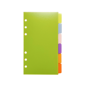 Customized A6 <strong>Index</strong> <strong>Card</strong> Pp Binder Separator Plastic Multicolor Label Separator 6 Ring Binder <strong>Index</strong> Page Label <strong>Card</strong> - Product Image 3