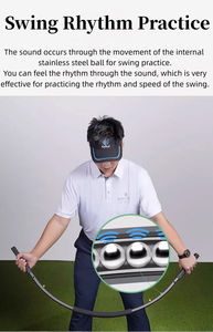Prix bas olf Spinner épaule entrejambe double noyau Swing praticien débutant alignement <span class=keywords><strong>Golf</strong></span> Swing rythme enseignement aides à la formation - Product Image 6