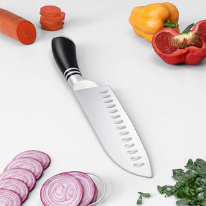 Fabricante al por mayor Messer Juego de cuchillos de cocina 8 piezas Juego de cuchillos de <span class=keywords><strong>chef</strong></span> profesional de acero inoxidable con mango hueco - Product Image 3