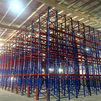 Système de rayonnage à enroulement en acier haute résistance pour le stockage de marchandises en vrac sur palettes, fourni par l'usine pour entrepôts en Asie du Sud-Est