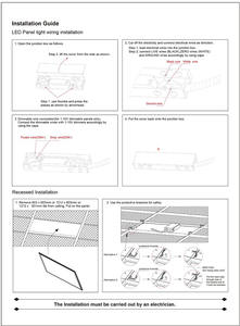 Panneau de lumière LED <span class=keywords><strong>DLC</strong></span> à intensité variable 60W 2x4 - Product Image 4