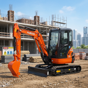 ปั๊มไฮดรอลิก Kubota มือสอง รถขุดขนาดเล็ก Kubota U35 ประสิทธิภาพสูง รถขุดขนาดเล็ก 3.5 ตัน รถขุดตีนตะขาบมือสอง พร้อมใบรับรอง CE - Product Image 1