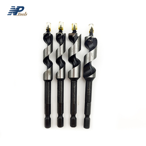 Naipu Hex Shank tay cực khoan Auger bit vít điểm gỗ Auger khoan bit - Product Image 1