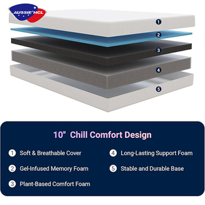 <span class=keywords><strong>Materassi</strong></span> in Silicone di Qualità per un Sonno Riposante, Marca Leland Koala, Disponibili in Misure Singolo, Matrimoniale, <span class=keywords><strong>King</strong></span> e Full, con Schiuma Memory Gel - Product Image 2