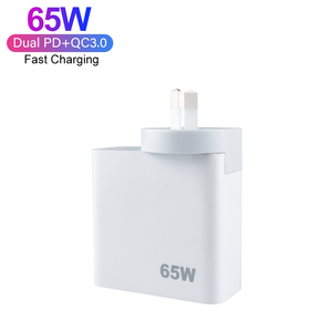 <span class=keywords><strong>Chargeur</strong></span> GaN 3 ports PD65W QC3.0 à charge rapide, prise pliable et interchangeable, adaptateur de voyage US EU UK AU pour <span class=keywords><strong>Apple</strong></span> Android, vente chaude - Product Image 5
