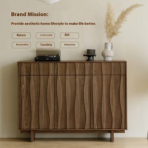 <span class=keywords><strong>Meuble</strong></span> de rangement moderne nordique <span class=keywords><strong>pour</strong></span> <span class=keywords><strong>petit</strong></span> appartement, en bois de noyer massif, armoire à chaussures avec porte, <span class=keywords><strong>pour</strong></span> <span class=keywords><strong>entrée</strong></span> de salon, capacité 24-35 paires - Product Image 4