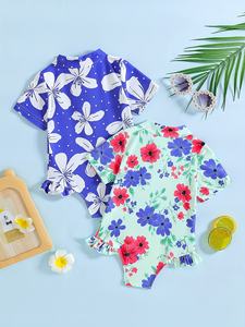 <span class=keywords><strong>Combinaison</strong></span> pour bébé fille, col montant, motif floral, spandex/polyester, <span class=keywords><strong>combinaison</strong></span> à volants en deux pièces, <span class=keywords><strong>maillot</strong></span> <span class=keywords><strong>de</strong></span> <span class=keywords><strong>bain</strong></span>, modèle AL387 - Product Image 2