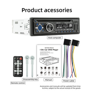 Universal 1 Din Car <b>DVD</b> <b>Player</b> With BT Hands-free FM Radio <b>USB</b> TF Card Support CD VCD Playback For All Vehicles High Quality - Product Image 3