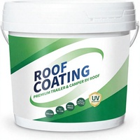 Scellant pour toit et sol de camping-car blanc de 1 gallon, revêtement imperméable, liquide acrylique réfléchissant solaire, application facile, brillant