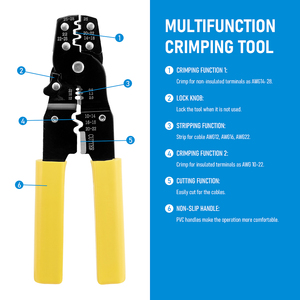 <span class=keywords><strong>Herramienta</strong></span> Multifuncional <span class=keywords><strong>para</strong></span> Pelar Cables de Acero, Alicates de Corte y Crimpado con Superficie de Mordazas Serradas, Grado DIY, Personalizable OEM - Product Image 3