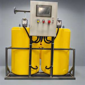 Dosier gerät Flockung mittel Eimer Integrierte säure-und alkali beständige Abwasser dosierung und Auflösung Rühr wasser aufbereitung - Product Image 1