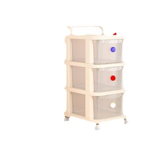 Drawer Storage Cabinet 5 Layers Portable Dustproof Standing Type Multifunctional Organizer for Bedroom Living Room Snack Toy - Product Image 5