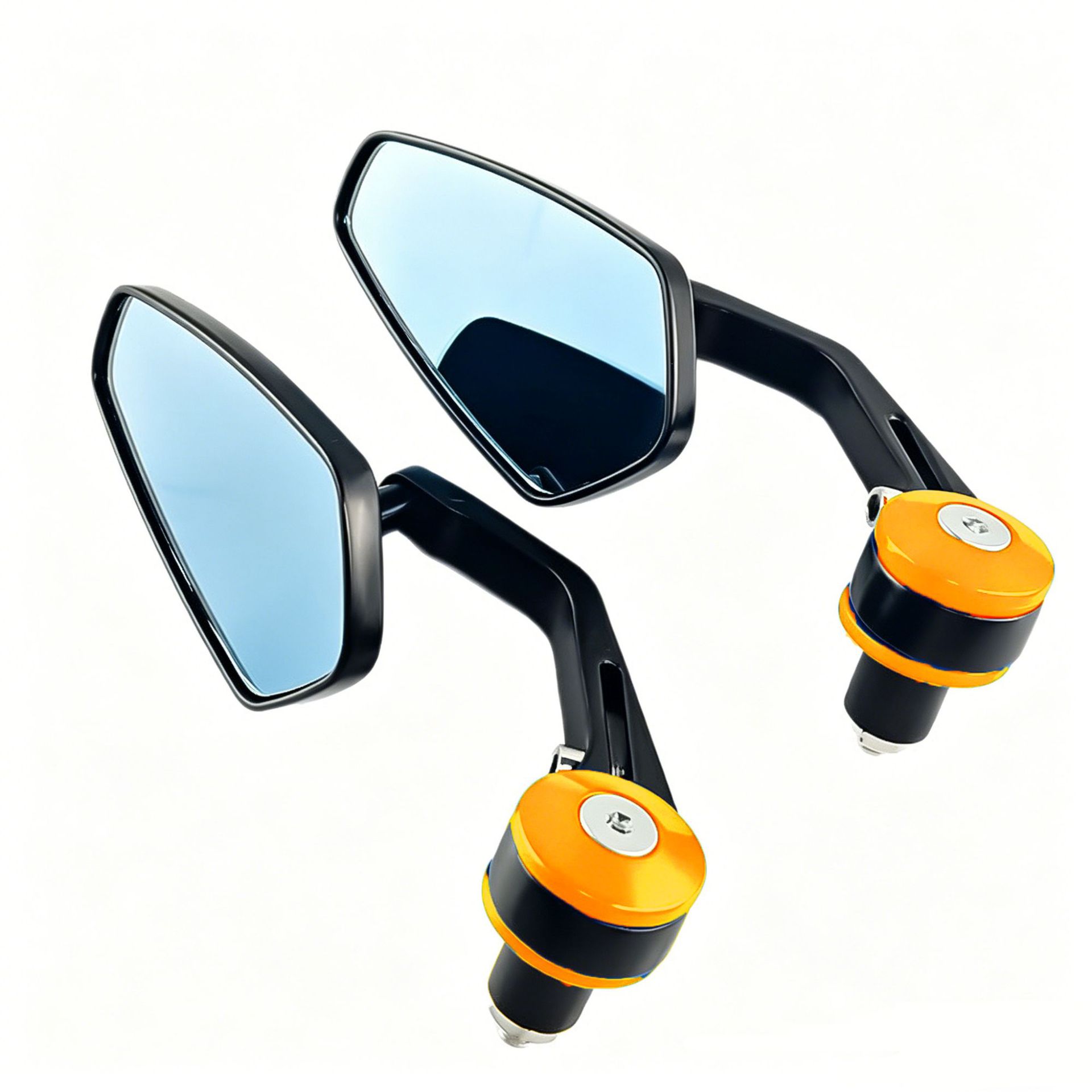 gold Blue Mirror
