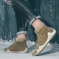 Zapatos de Senderismo para Hombre, Botas de Trekking para Exteriores, Botas de Montaña de Invierno con Caña Alta, Zapatillas de Escalada, Botas de Caza, Transpirables y a la Moda