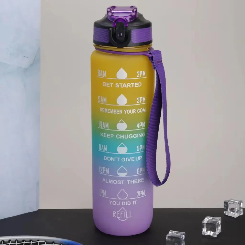 2023 New Product Travel Strongest Bottle With 2l Bottle Translucent Mini Thermos Water Bottles
