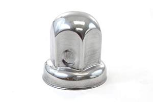 Couvercle d'écrou de roue de camion en acier inoxydable, 2 pièces, 33mm, pour écrous de roue de camion - Product Image 2