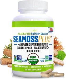 Etiqueta privada Mar Musgo Aceite De Semilla Negra Ashwagandha <span class=keywords><strong>Jengibre</strong></span> Cápsulas Todo <span class=keywords><strong>en</strong></span> una solución - Product Image 1