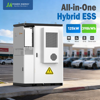 Onduleur hybride Solis 125 kW 398 kWh JApower tout-en-un refroidi par air pour stockage d'énergie C&I, pour la production manufacturière, la sauvegarde et le contrôle des pics de consommation