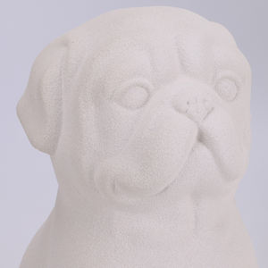 Redeco New Animal Figurines Blanc En Céramique <span class=keywords><strong>Bouledogue</strong></span> <span class=keywords><strong>Français</strong></span> Figurine Minimaliste Décor À La Maison Accent - Product Image 2